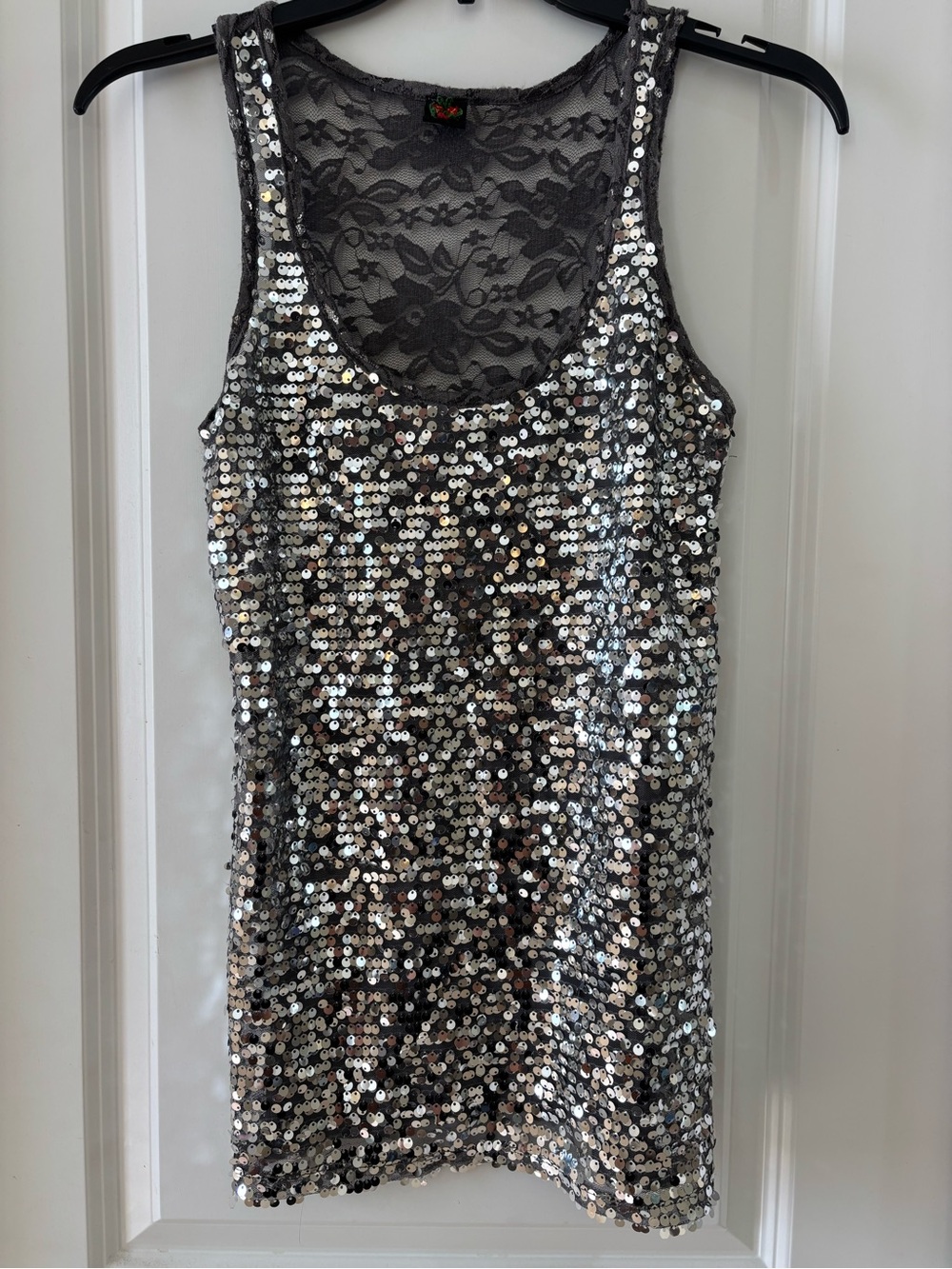 Vintage Y2K Sequin Tank Medium